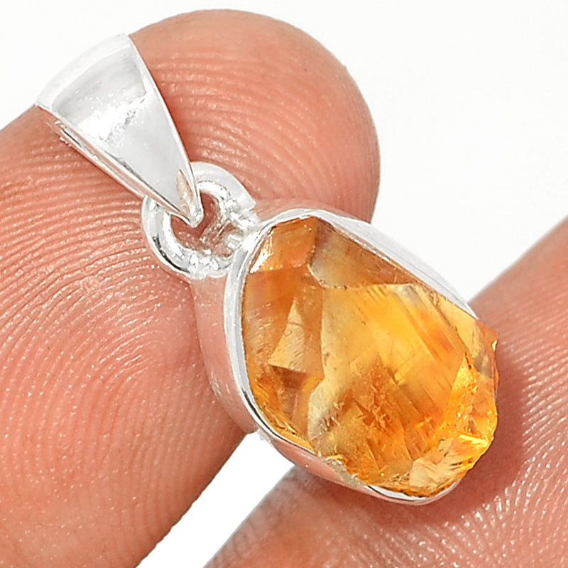 1" Citrine Rough Pendants - CTRP860