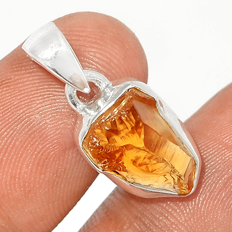 1" Citrine Rough Pendants - CTRP863