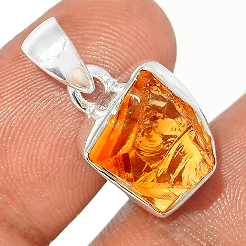 0.8" Citrine Rough Pendants - CTRP866