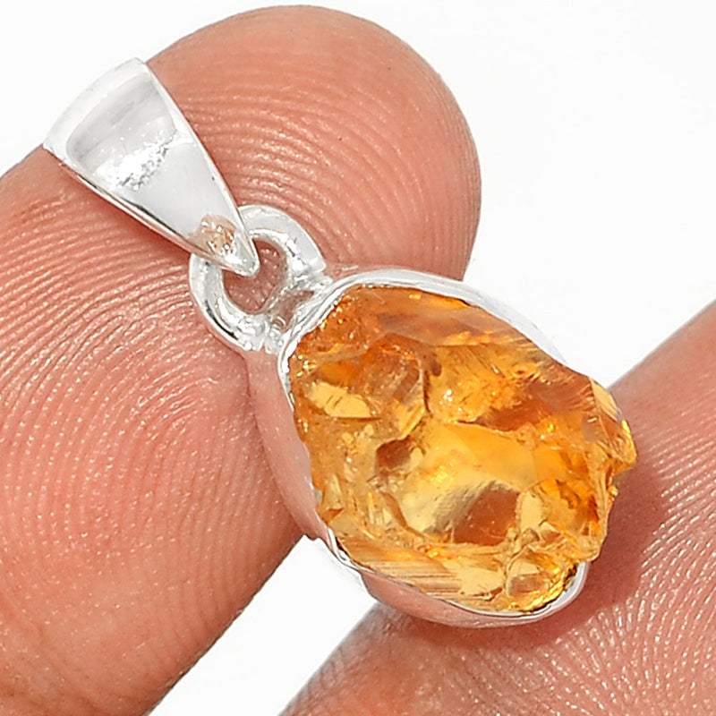 1" Citrine Rough Pendants - CTRP867