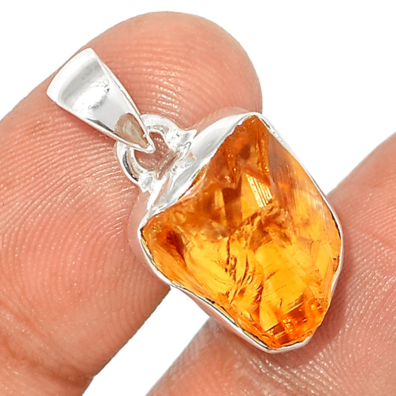 1" Citrine Rough Pendants - CTRP869