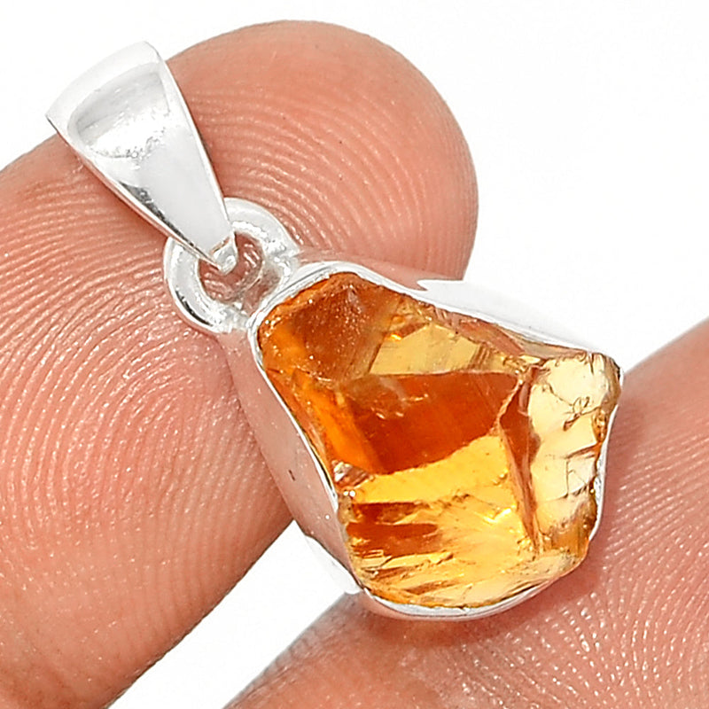 1" Citrine Rough Pendants - CTRP872