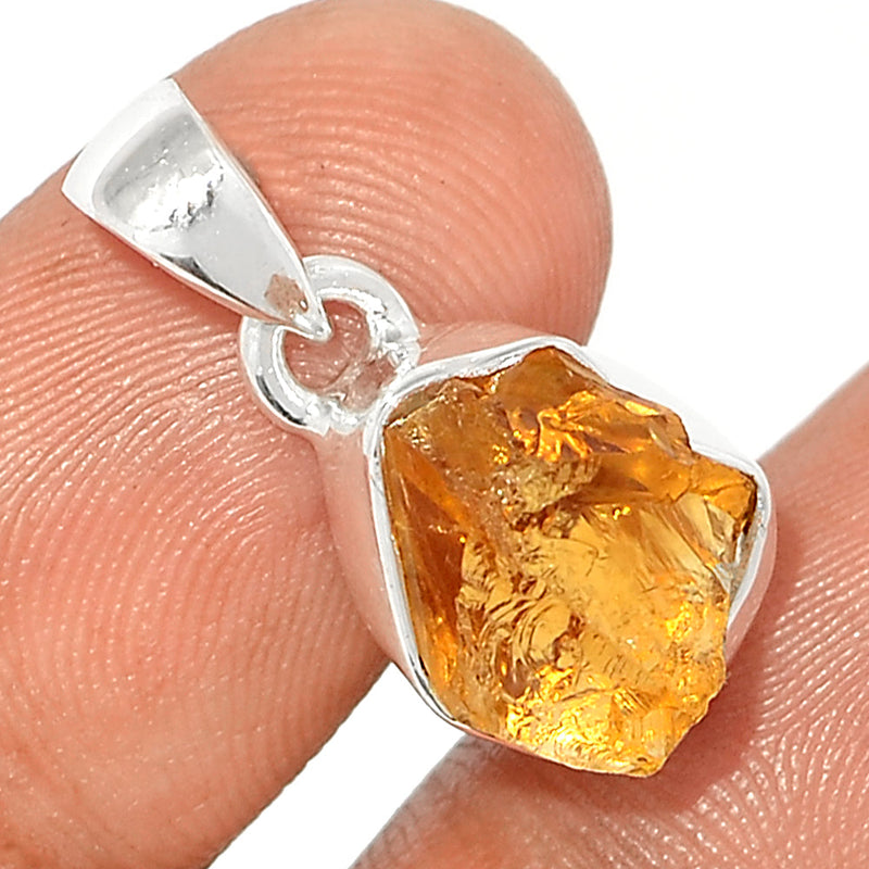 1" Citrine Rough Pendants - CTRP874