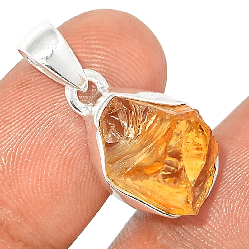 1" Citrine Rough Pendants - CTRP875