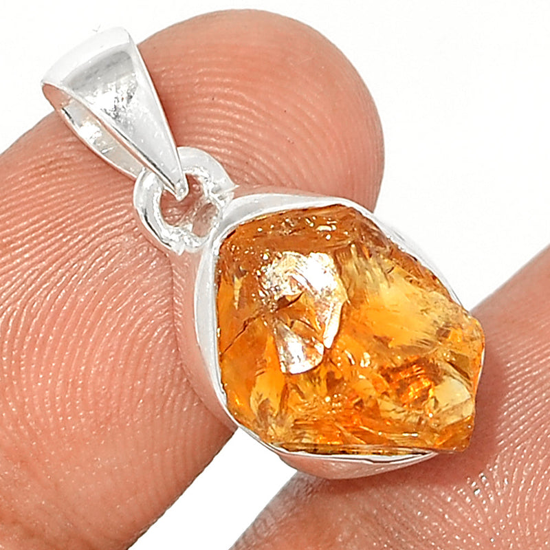 1" Citrine Rough Pendants - CTRP876