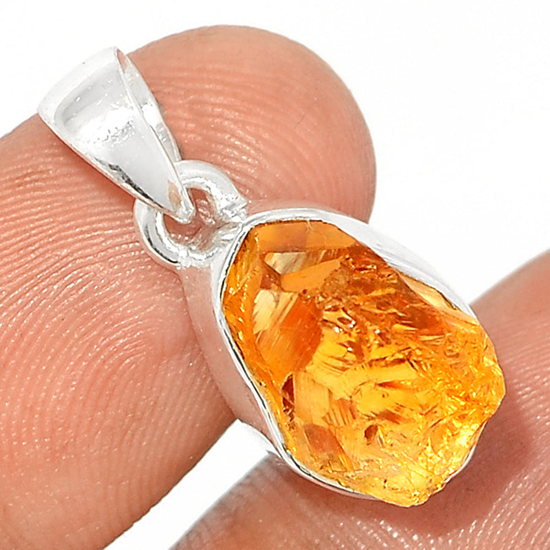 1" Citrine Rough Pendants - CTRP878