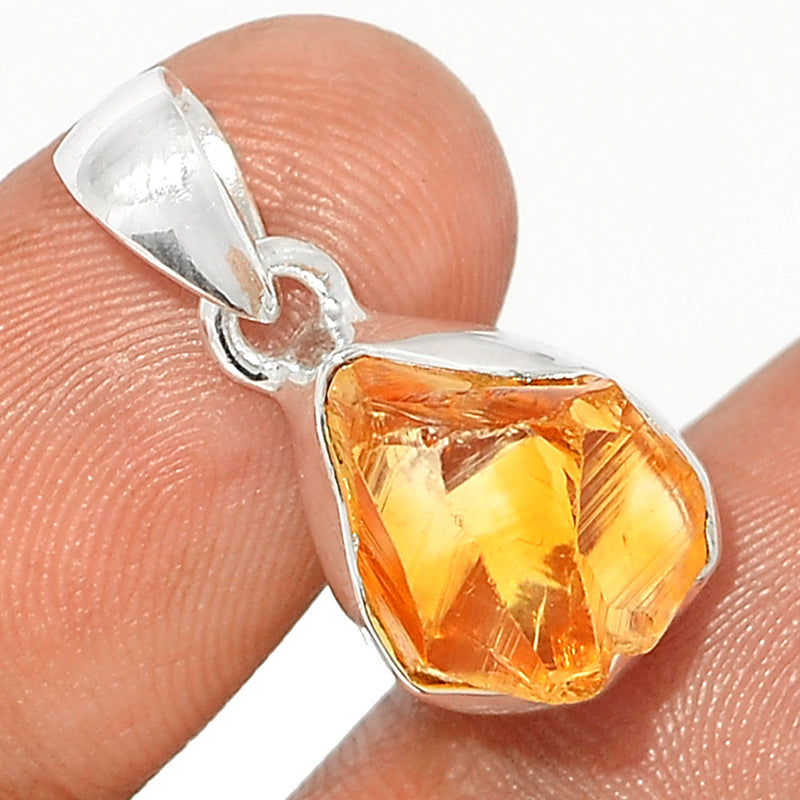 1" Citrine Rough Pendants - CTRP882