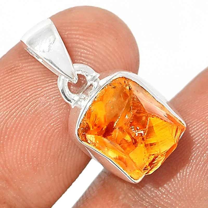 0.8" Citrine Rough Pendants - CTRP883