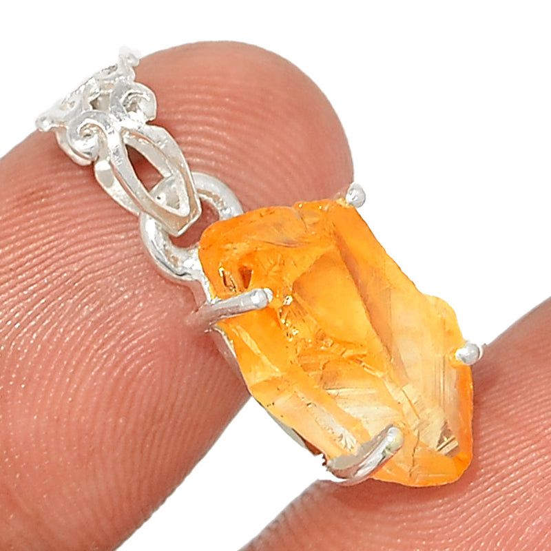 1" Claw - Citrine Rough Pendants - CTRP886