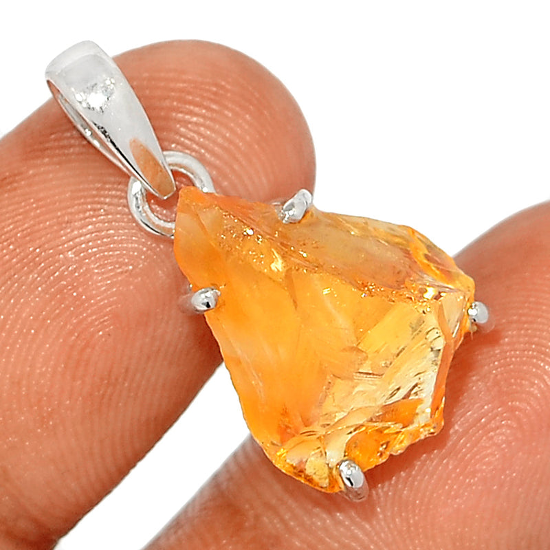 1.1" Claw - Citrine Rough Pendants - CTRP889