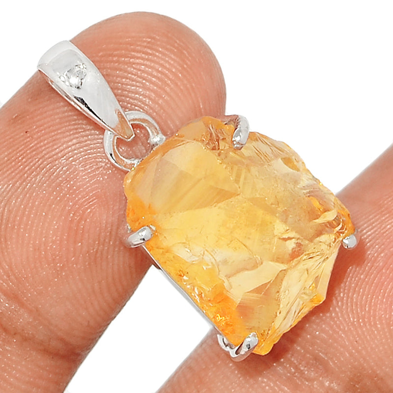 1.1" Claw - Citrine Rough Pendants - CTRP893