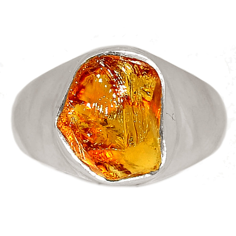 Solid - Citrine Rough Ring - CTRR1045