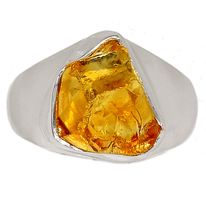 Solid - Citrine Rough Ring - CTRR1059