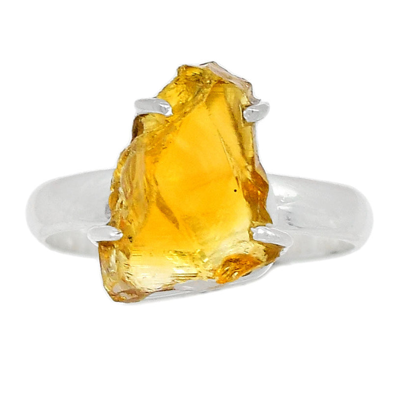 Claw - Citrine Rough Ring - CTRR1073