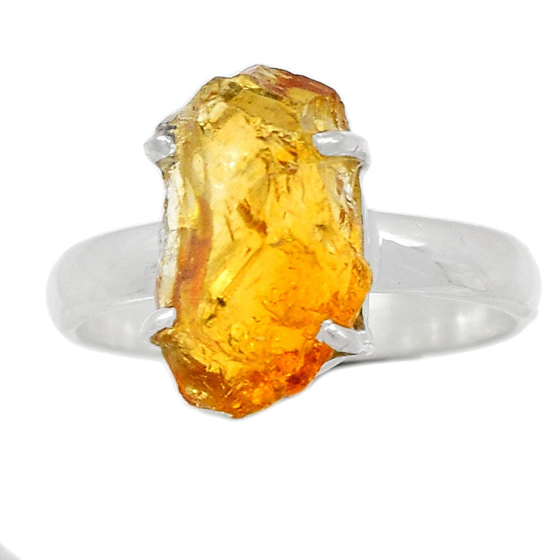 Claw - Citrine Rough Ring - CTRR1074