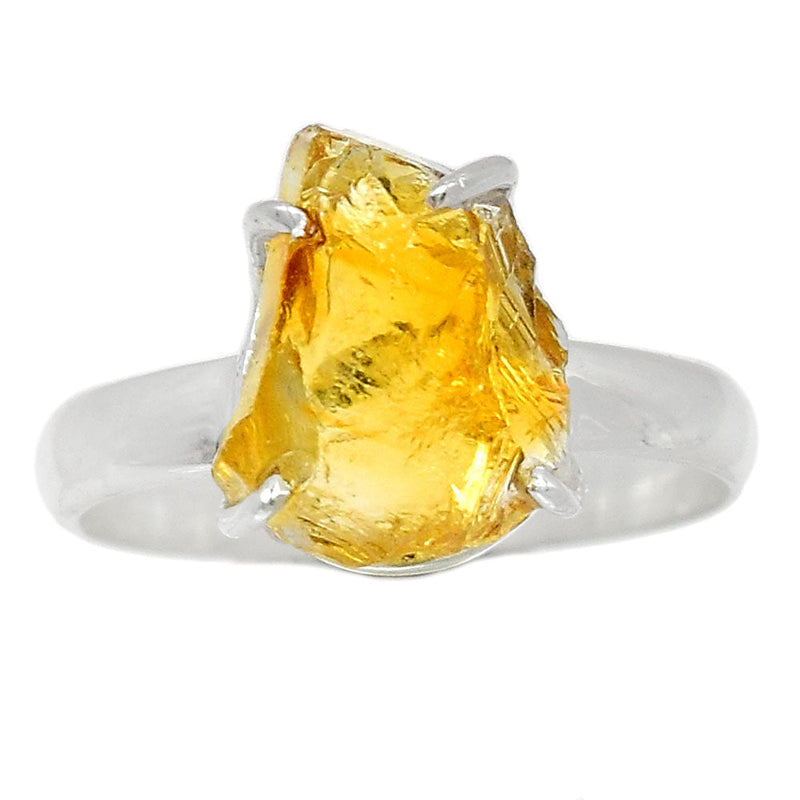 Claw - Citrine Rough Ring - CTRR1075