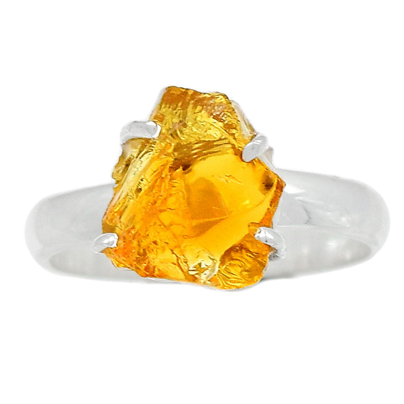 Claw - Citrine Rough Ring - CTRR1077