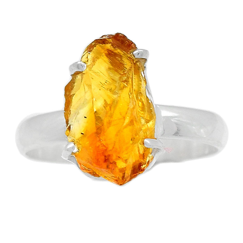 Claw - Citrine Rough Ring - CTRR1078