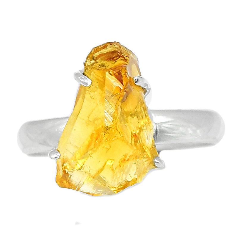 Claw - Citrine Rough Ring - CTRR1080