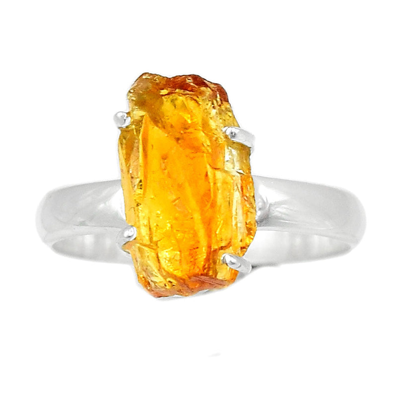 Claw - Citrine Rough Ring - CTRR1081