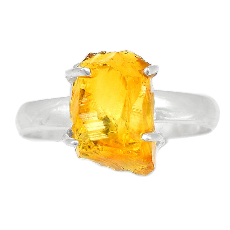 Claw - Citrine Rough Ring - CTRR1084