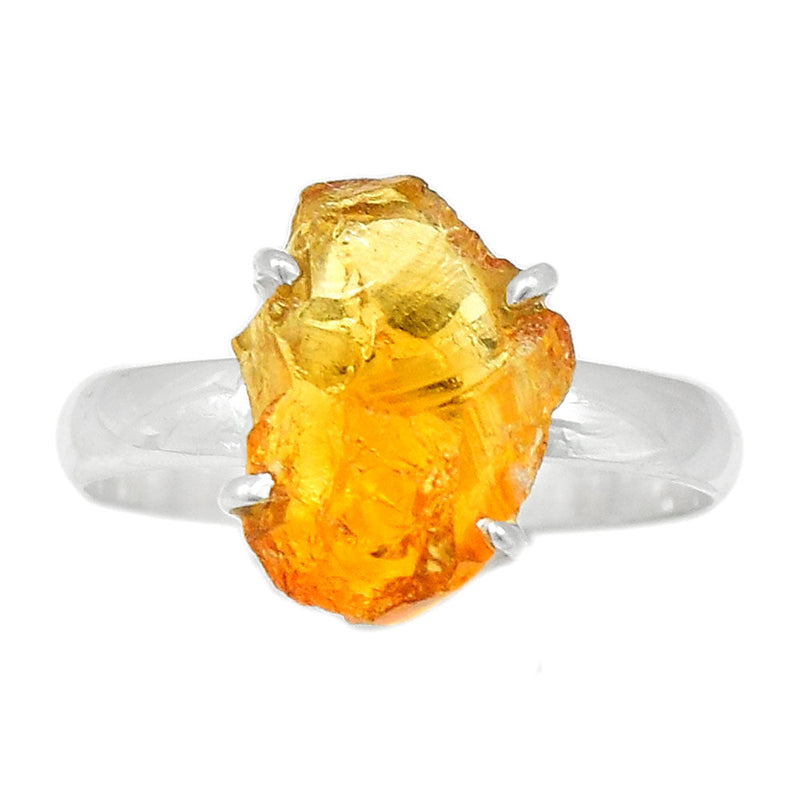 Claw - Citrine Rough Ring - CTRR1086