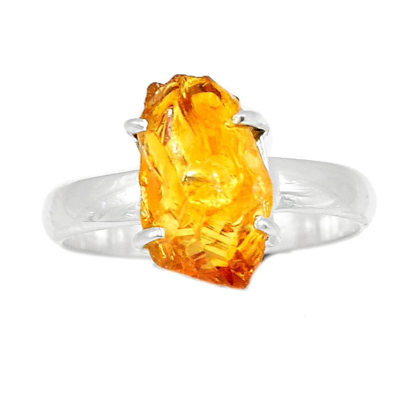 Claw - Citrine Rough Ring - CTRR1087