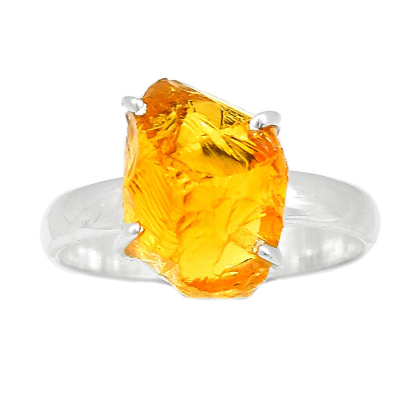 Claw - Citrine Rough Ring - CTRR1089