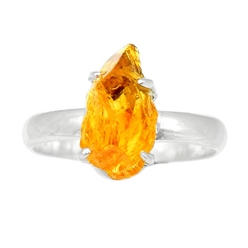 Claw - Citrine Rough Ring - CTRR1090