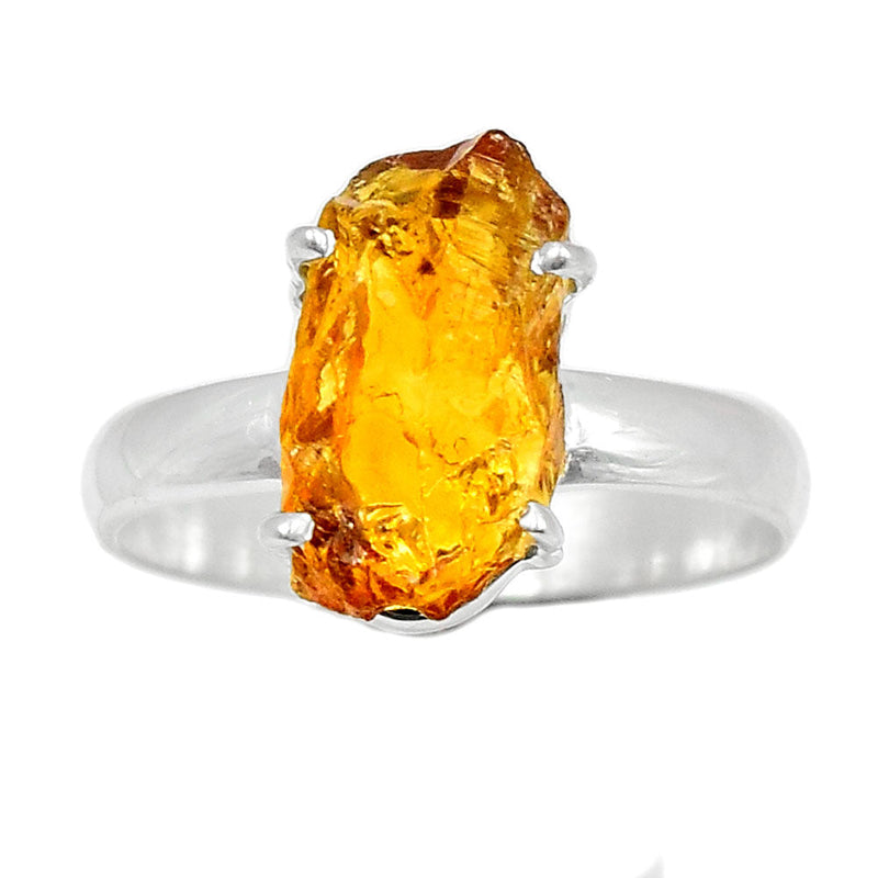 Claw - Citrine Rough Ring - CTRR1092