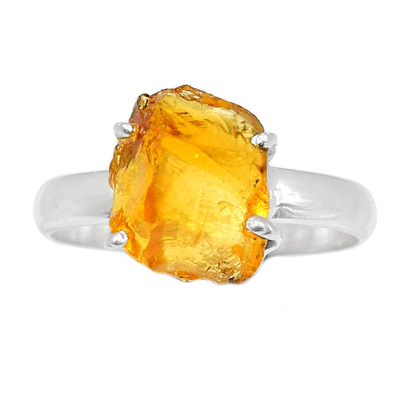 Claw - Citrine Rough Ring - CTRR1093