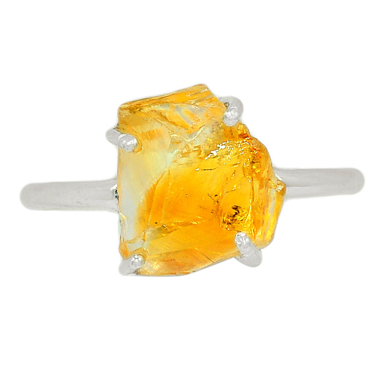 Claw - Citrine Rough Ring - CTRR1218