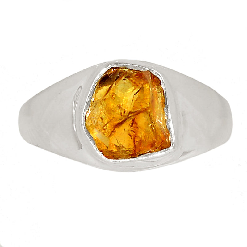 Solid - Citrine Rough Ring - CTRR1220