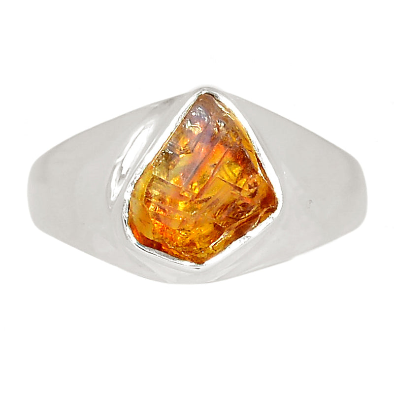 Solid - Citrine Rough Ring - CTRR1225
