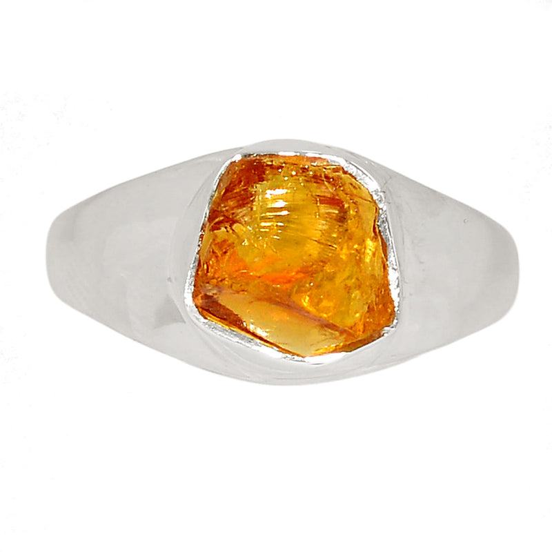 Solid - Citrine Rough Ring - CTRR1226