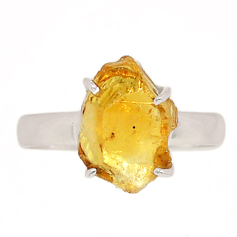 Claw - Citrine Rough Ring - CTRR1245