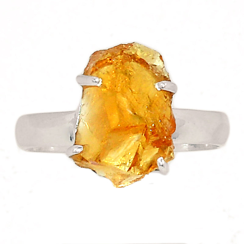 Claw - Citrine Rough Ring - CTRR1246