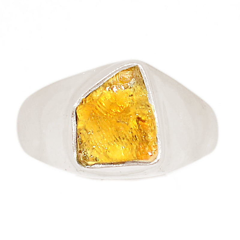 Solid - Citrine Rough Ring - CTRR1249