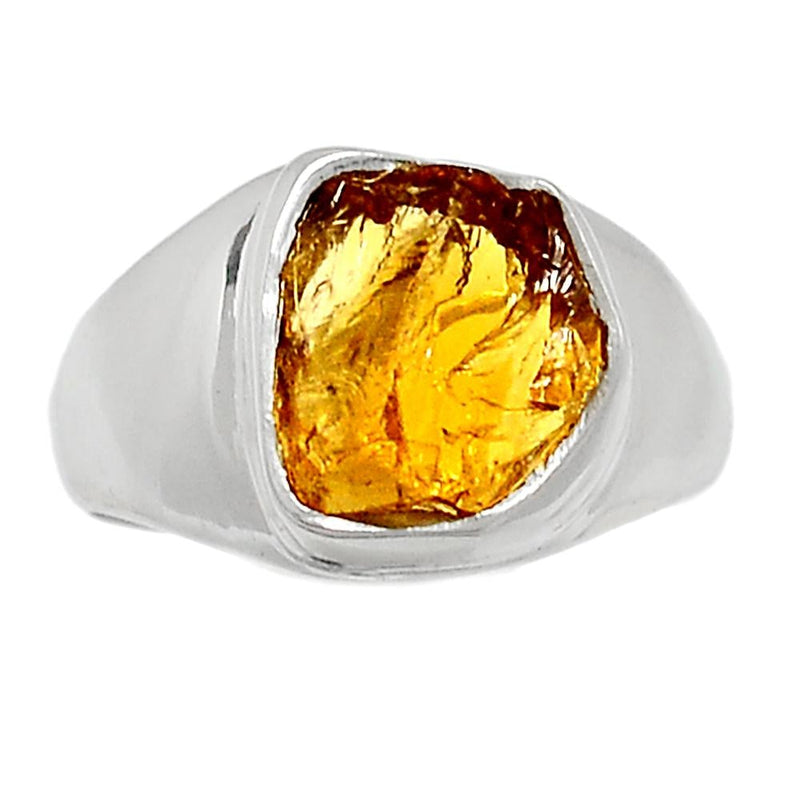 Solid - Citrine Rough Ring - CTRR625