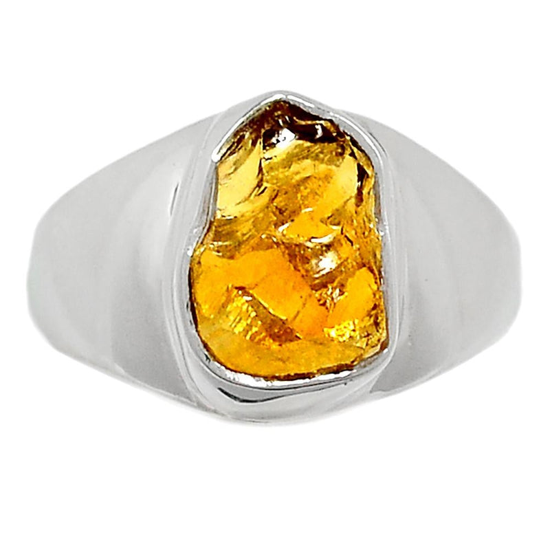Solid - Citrine Rough Ring - CTRR626