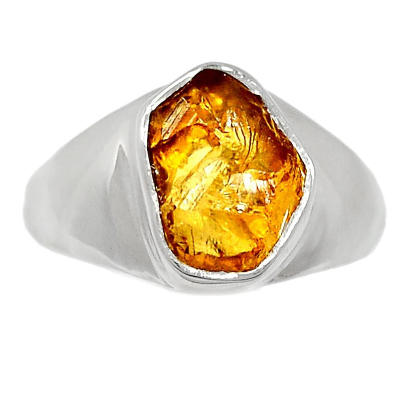 Solid - Citrine Rough Ring - CTRR630