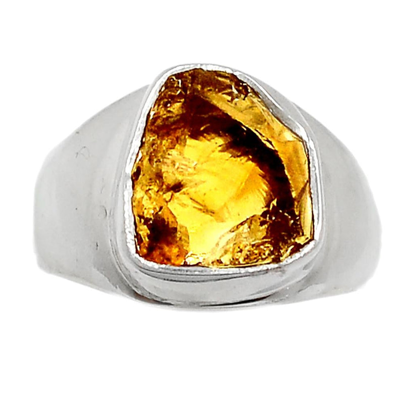 Solid - Citrine Rough Ring - CTRR631