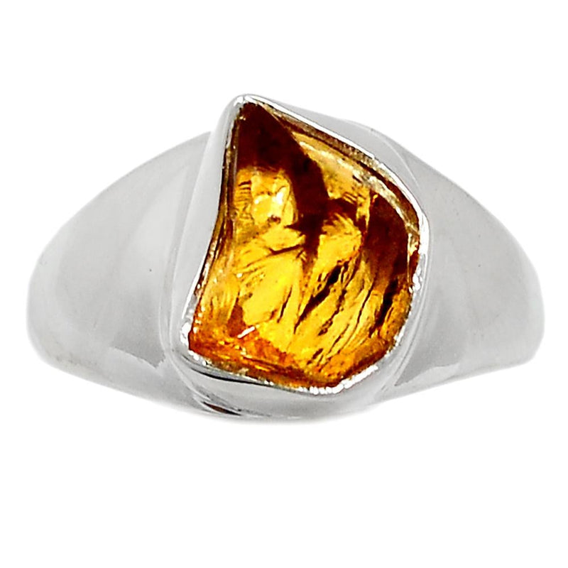 Solid - Citrine Rough Ring - CTRR633