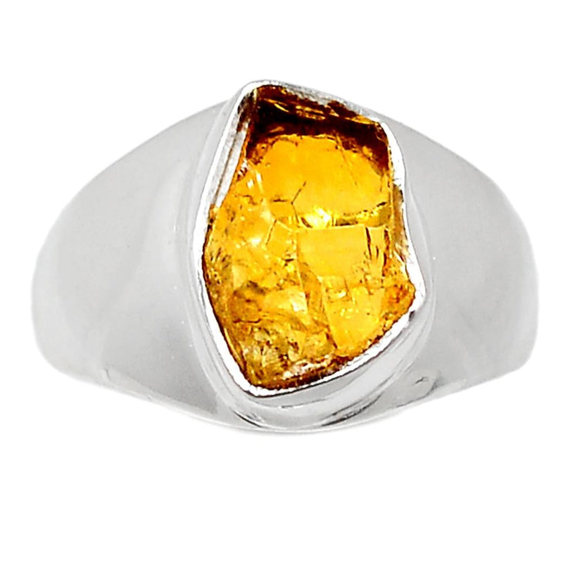 Solid - Citrine Rough Ring - CTRR636