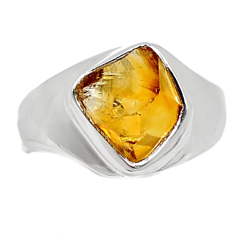 Solid - Citrine Rough Ring - CTRR644