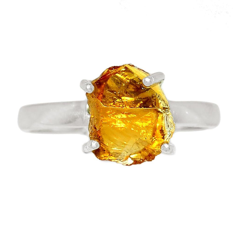 Claw - Citrine Rough Ring - CTRR679