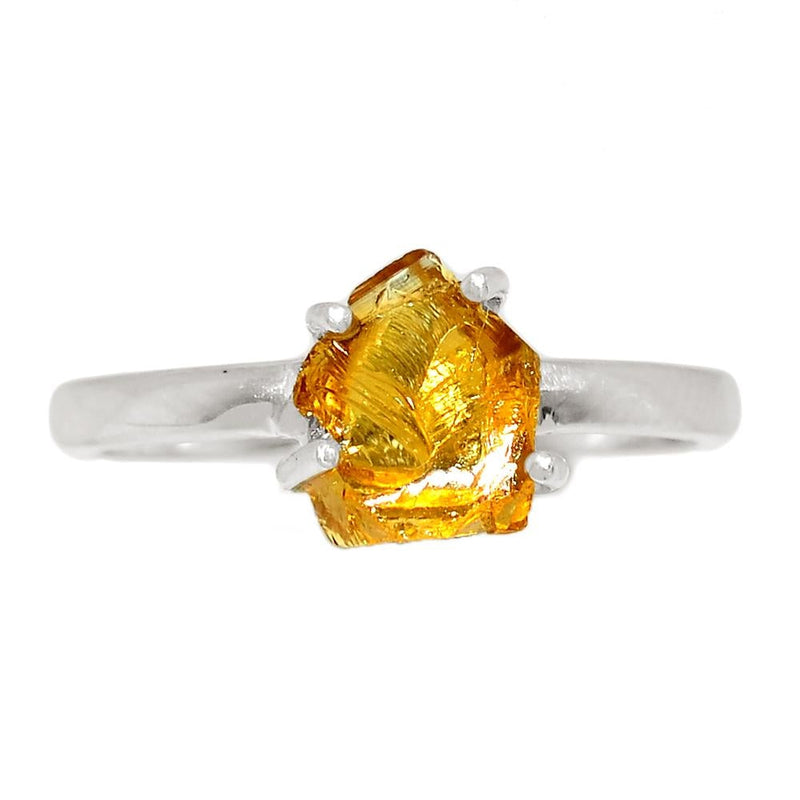 Claw - Citrine Rough Ring - CTRR680