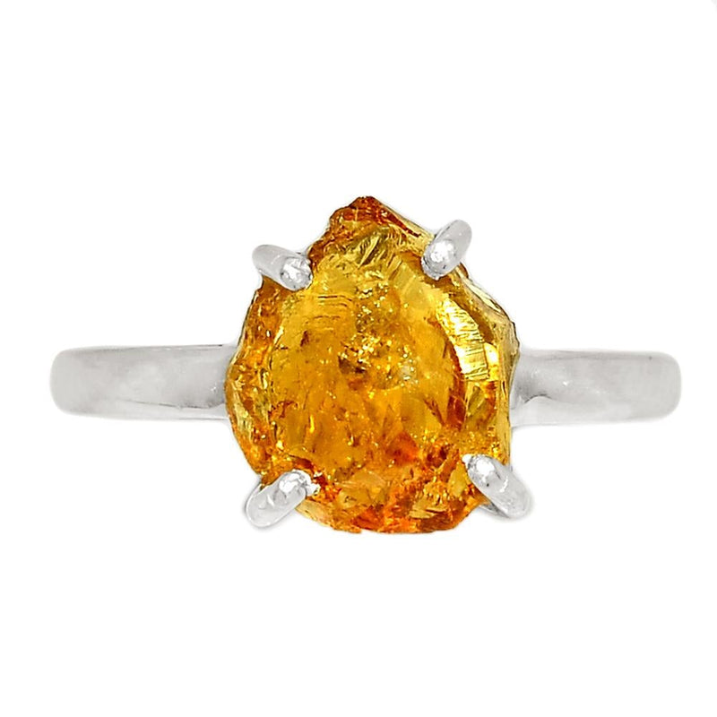 Claw - Citrine Rough Ring - CTRR685