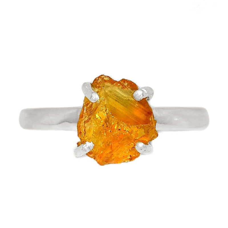 Claw - Citrine Rough Ring - CTRR688