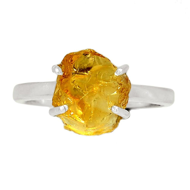 Claw - Citrine Rough Ring - CTRR703
